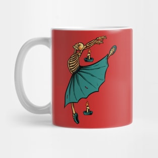 Skeleton Ballerina Candle Light Mug